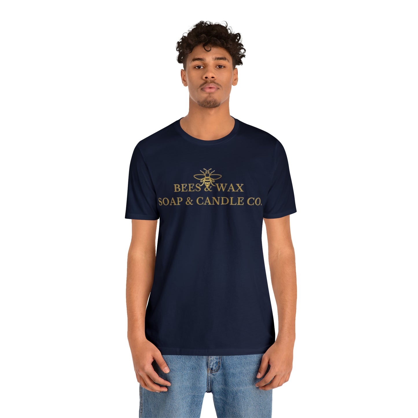bees & wax logo-short sleeve tee