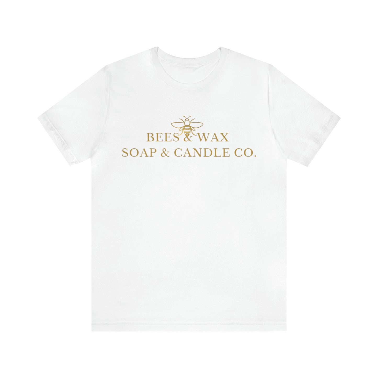 bees & wax logo-short sleeve tee