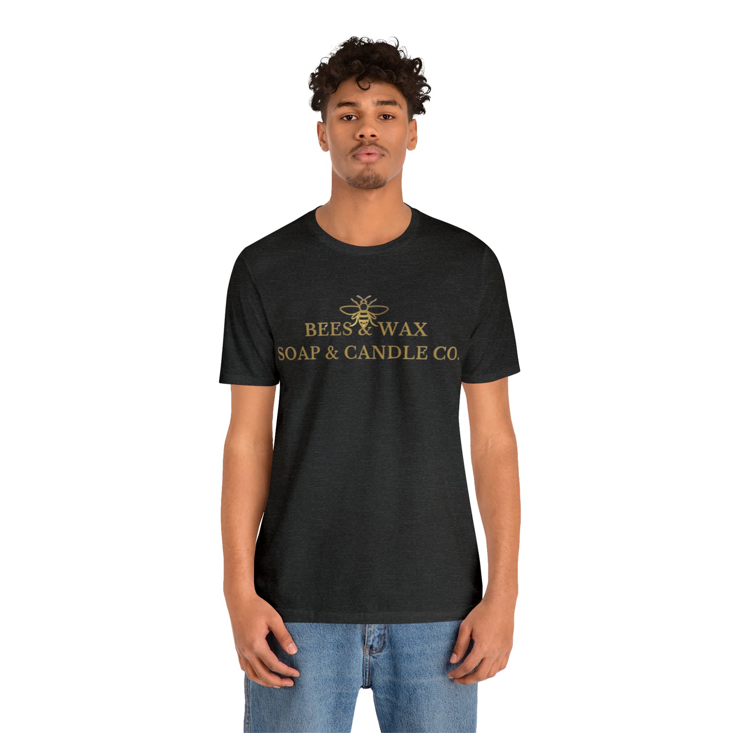 bees & wax logo-short sleeve tee