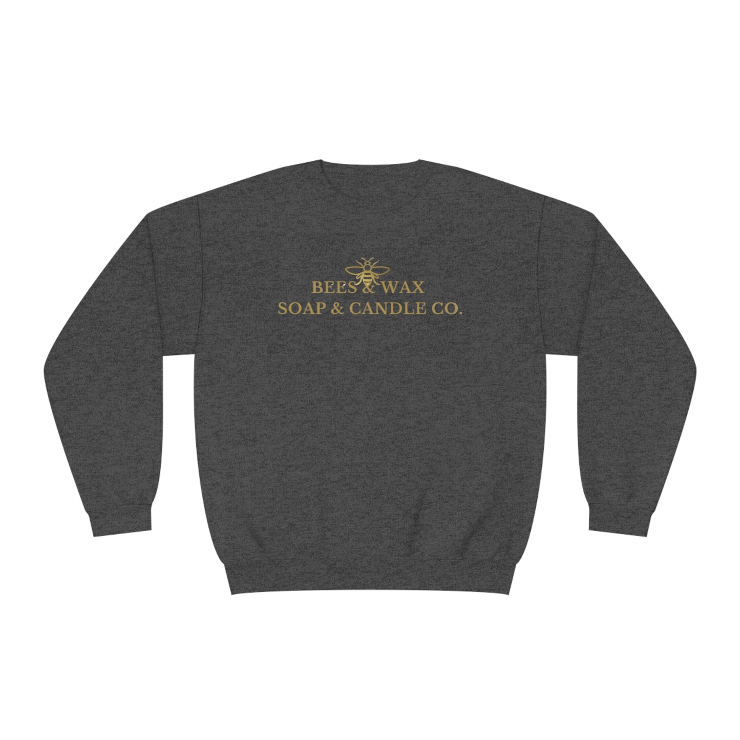 bees & wax logo- crewneck sweatshirt