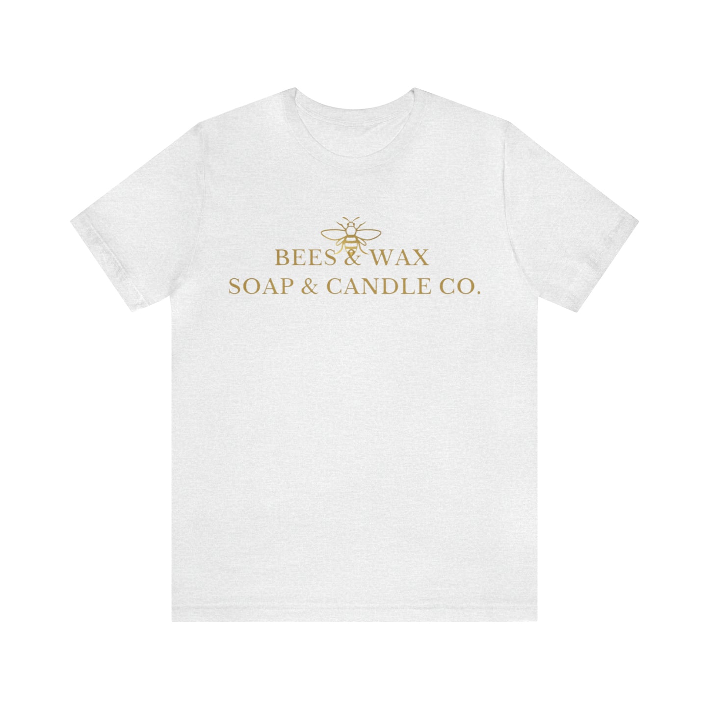 bees & wax logo-short sleeve tee