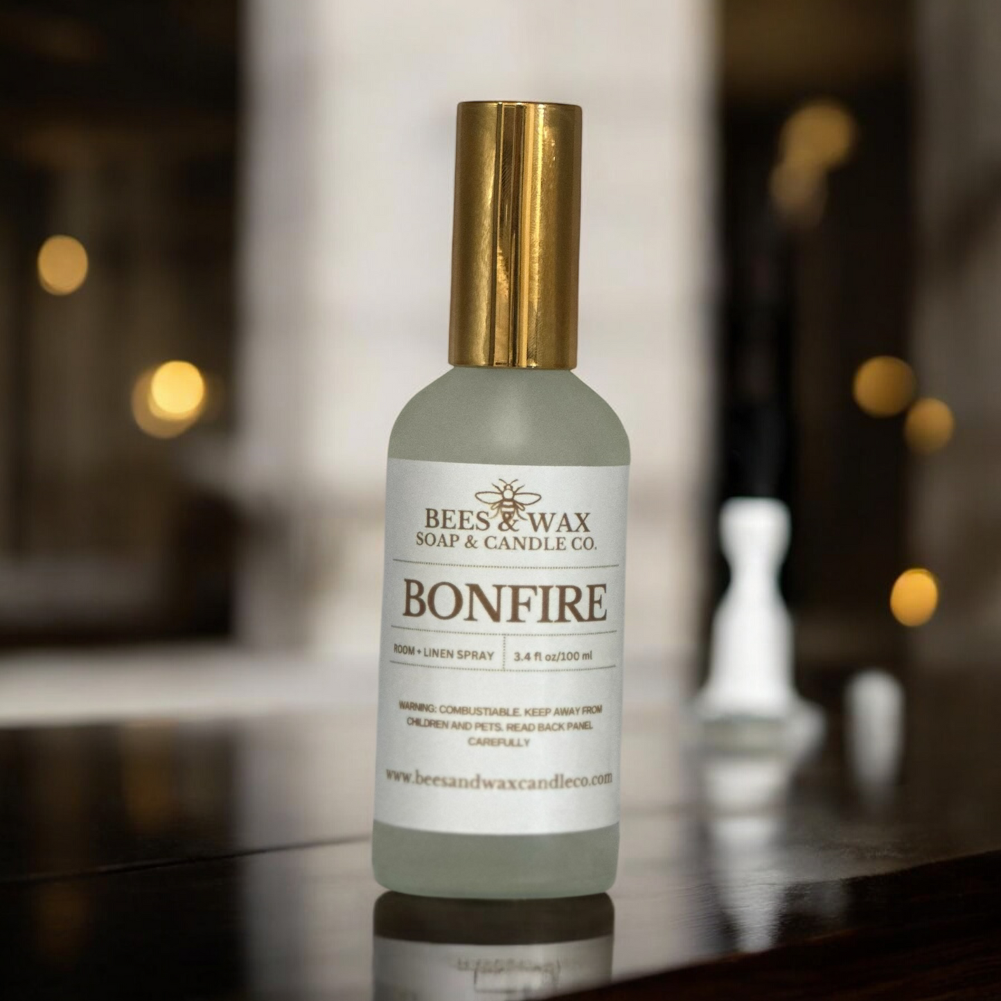bonfire room+ linen spray