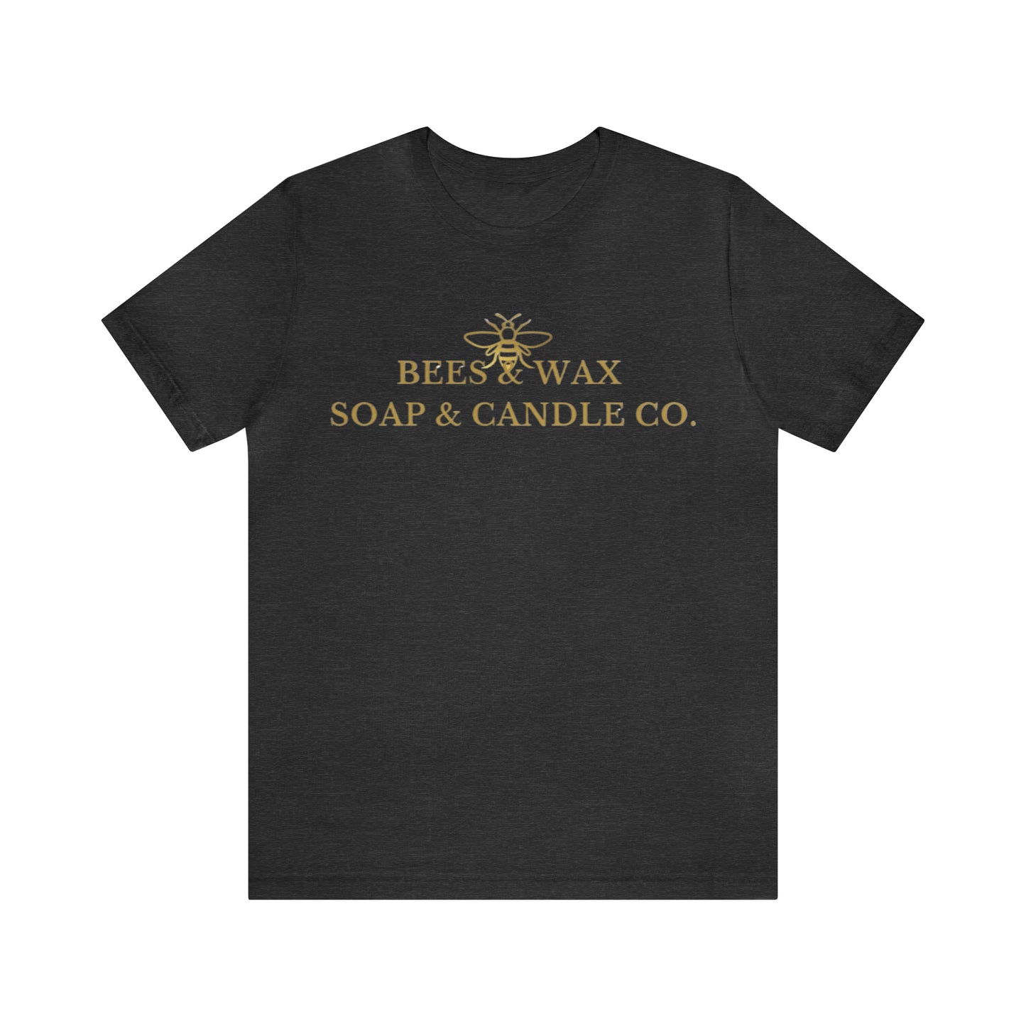 bees & wax logo-short sleeve tee