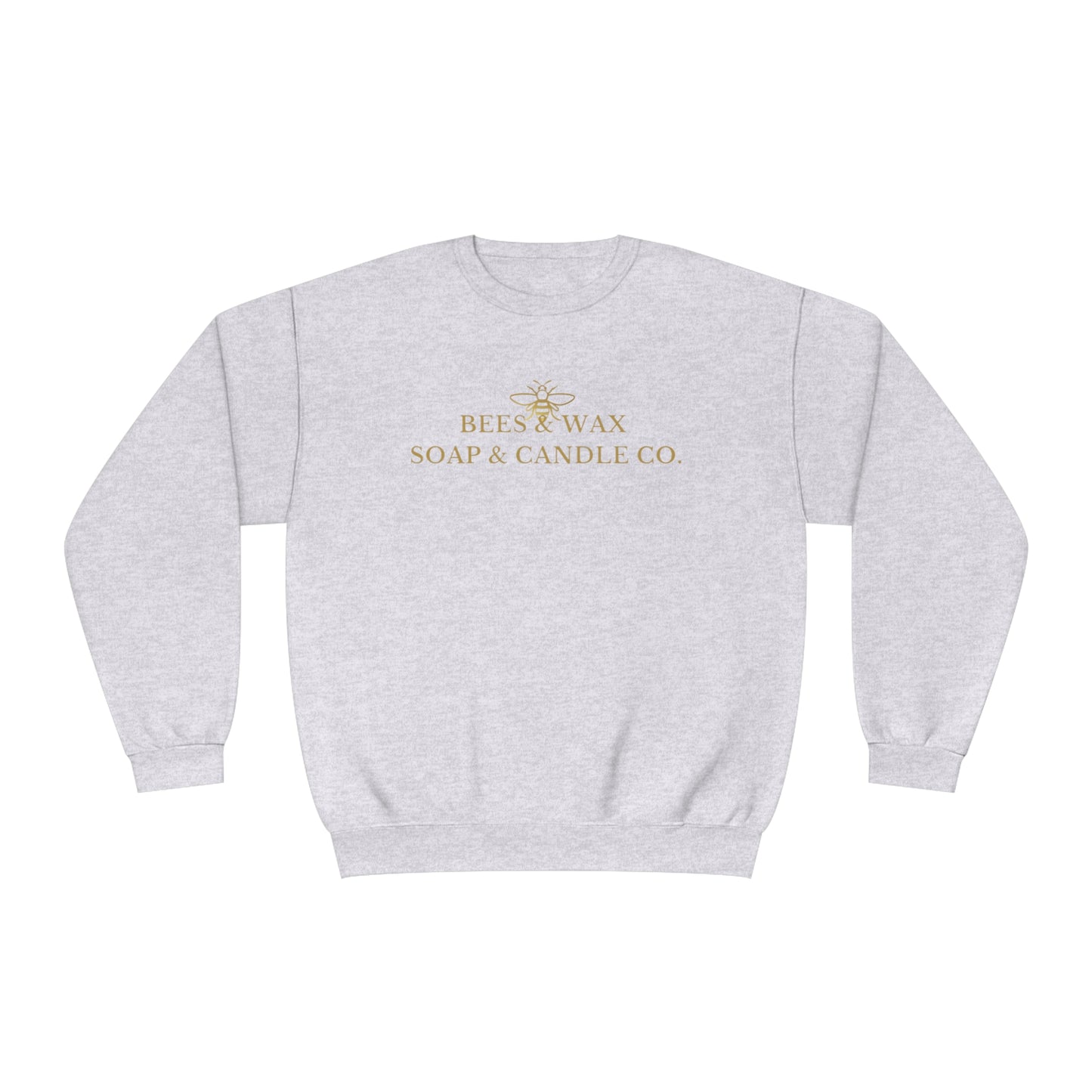 bees & wax logo- crewneck sweatshirt
