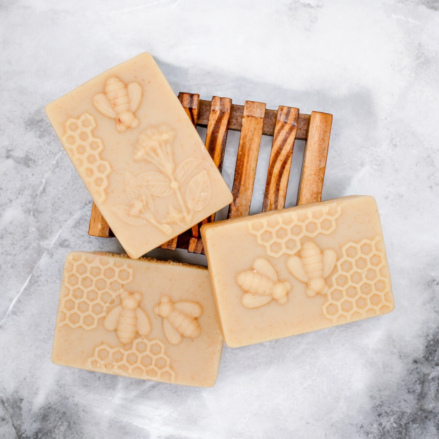 oatmeal, milk & honey natural handcrafted body soap bar