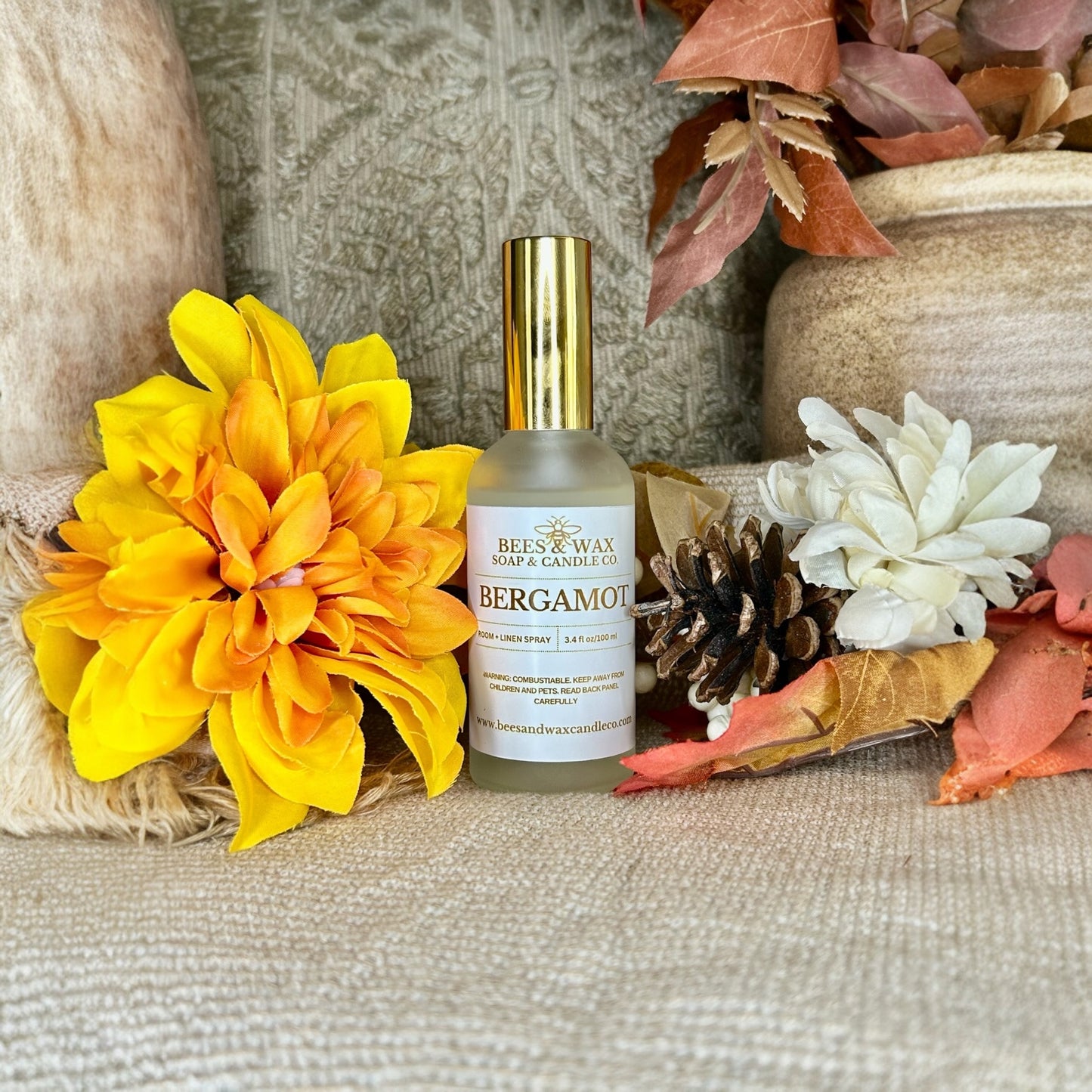 bergamot room + linen spray