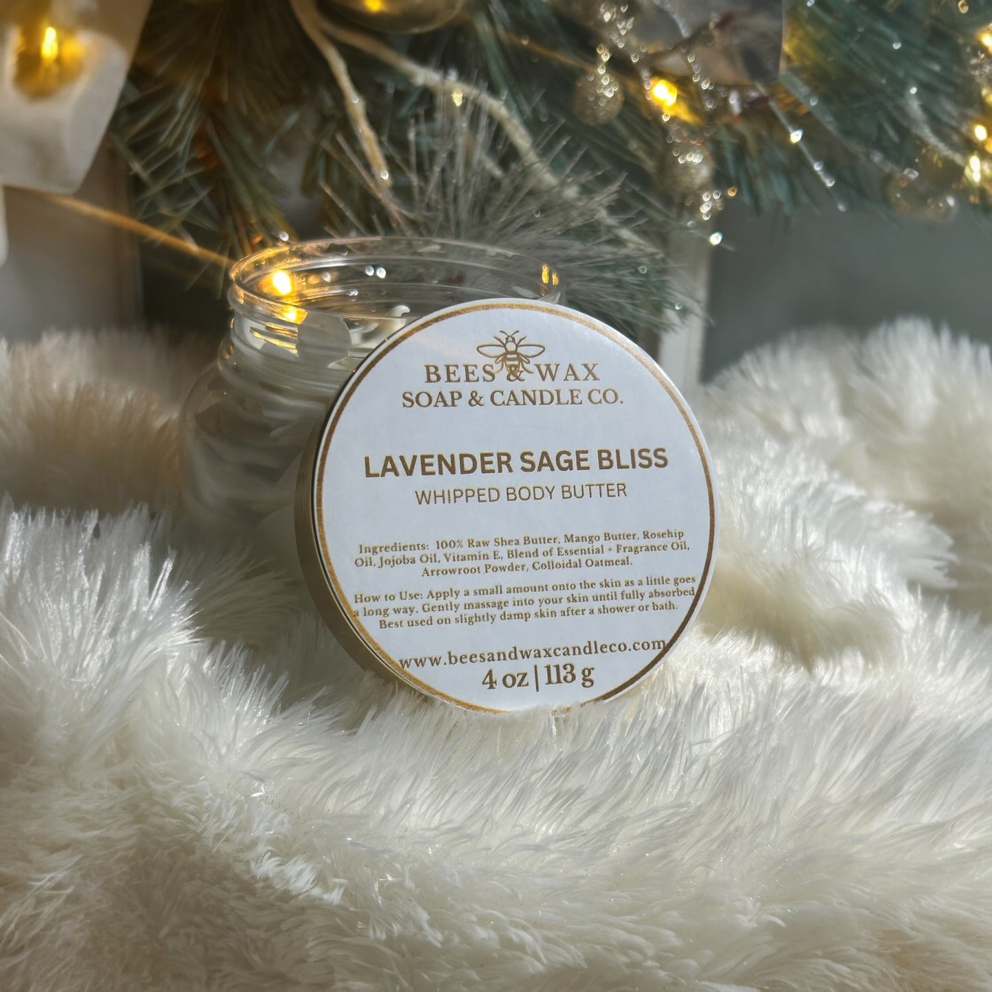 lavender sage bliss whipped body butter | lavender, sage & sandalwood