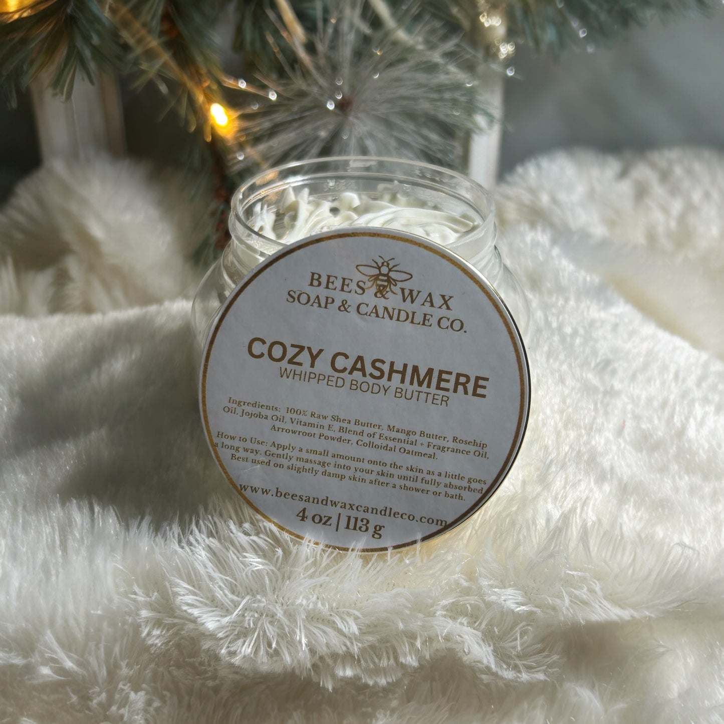 cozy cashmere whipped body butter | plum, light musk & vanilla