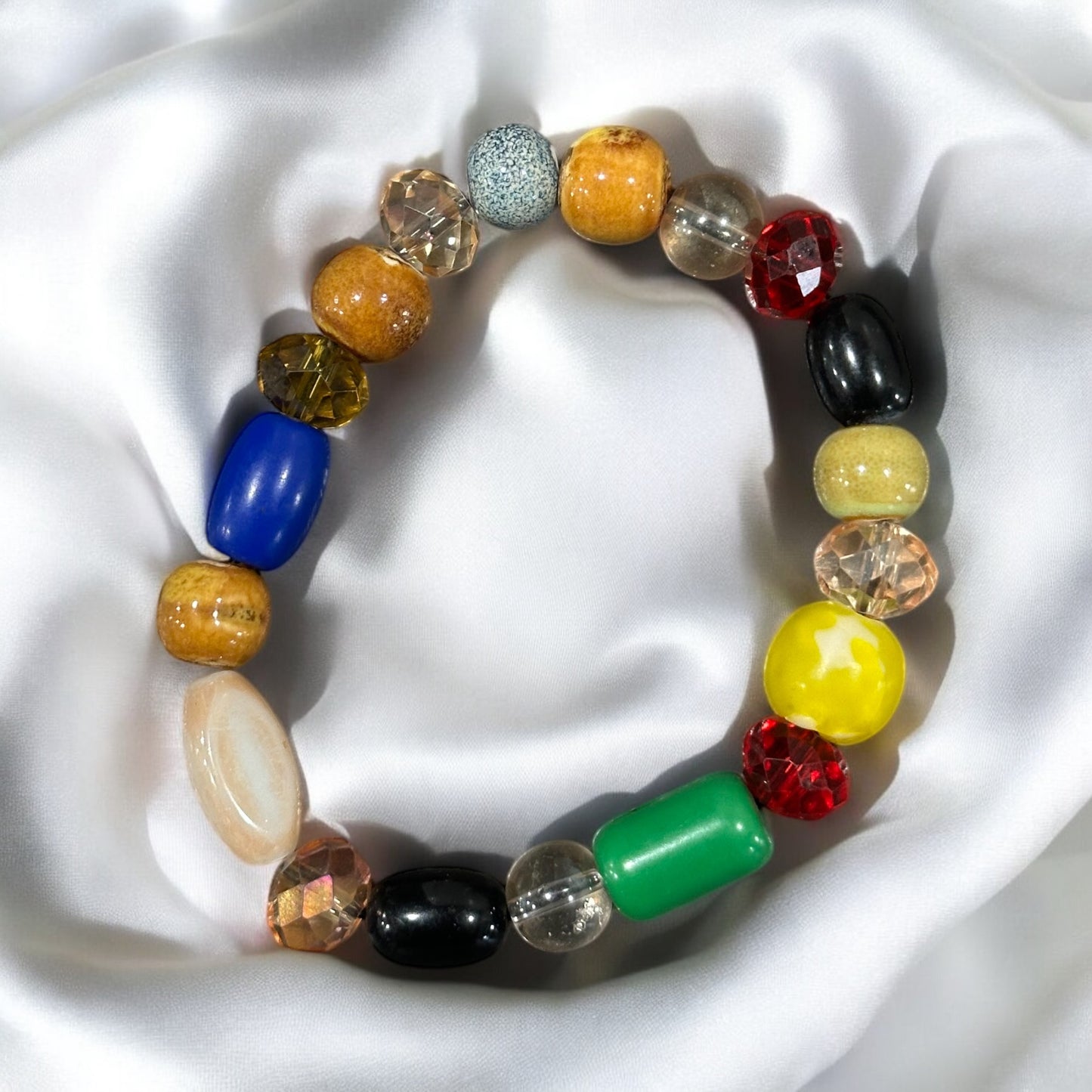 unisex African beaded bracelet | multi-color bracelet | handmade bracelet