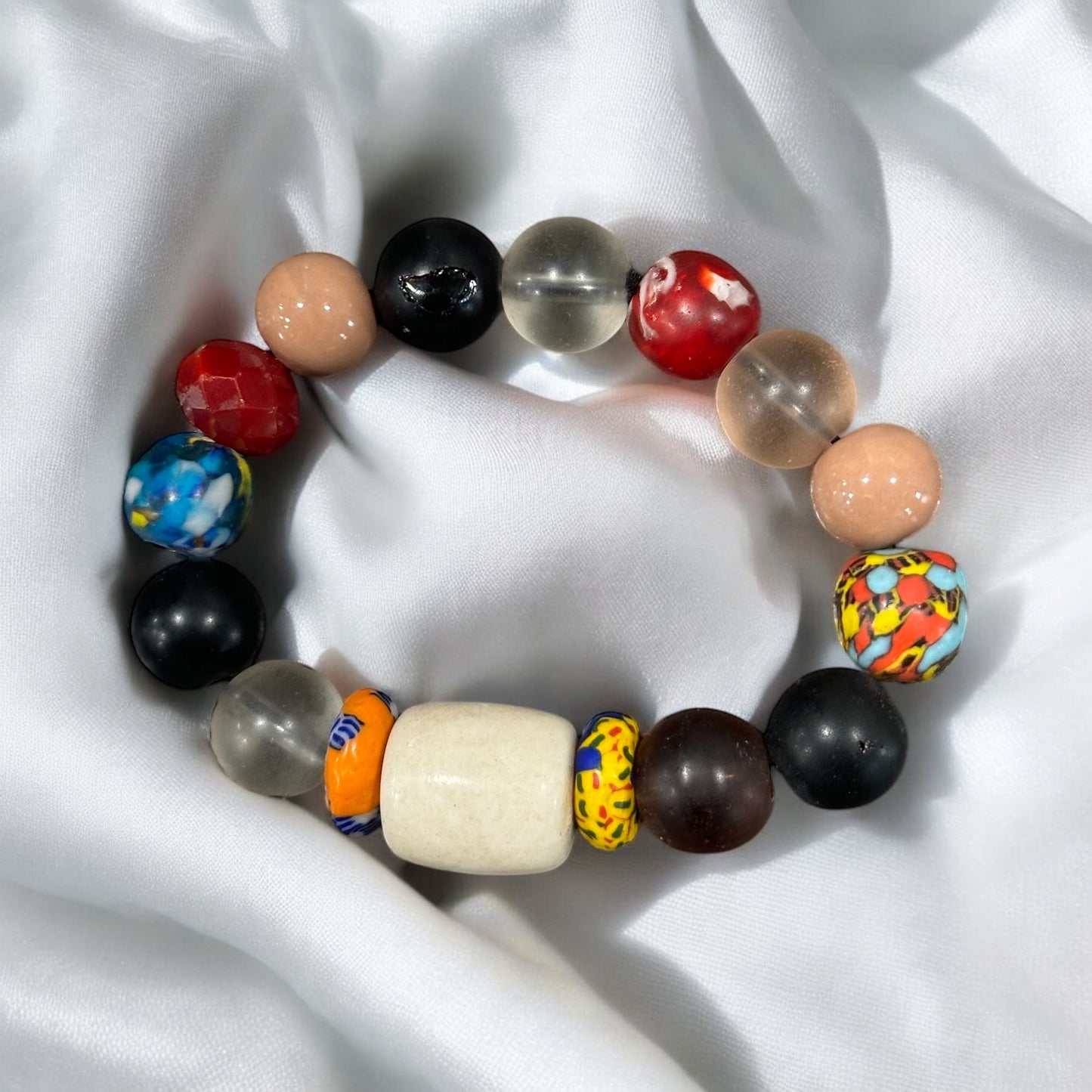 unisex African beaded bracelet | multi-color bracelet | handmade bracelet