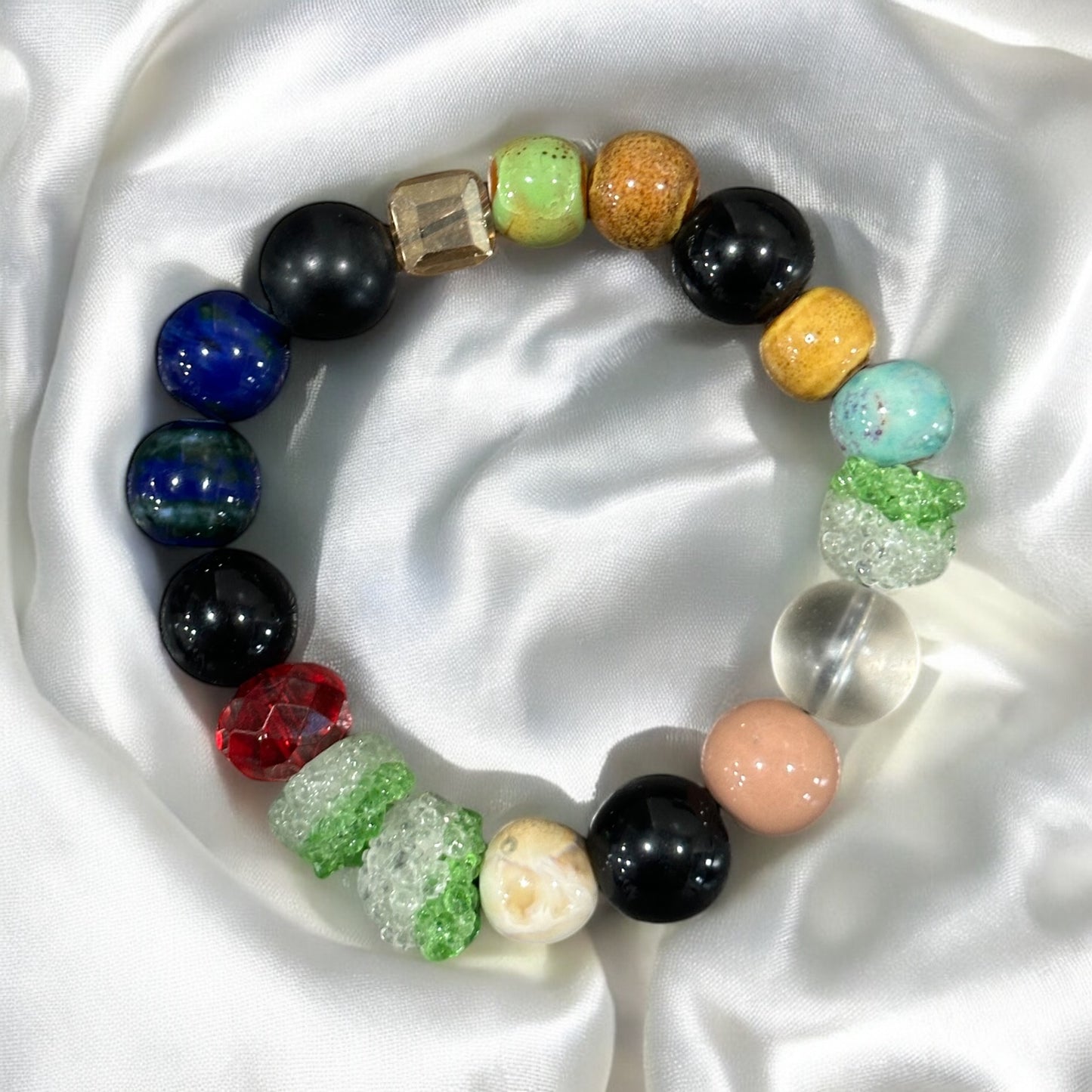 unisex African beaded bracelet | multi-color bracelet | handmade bracelet