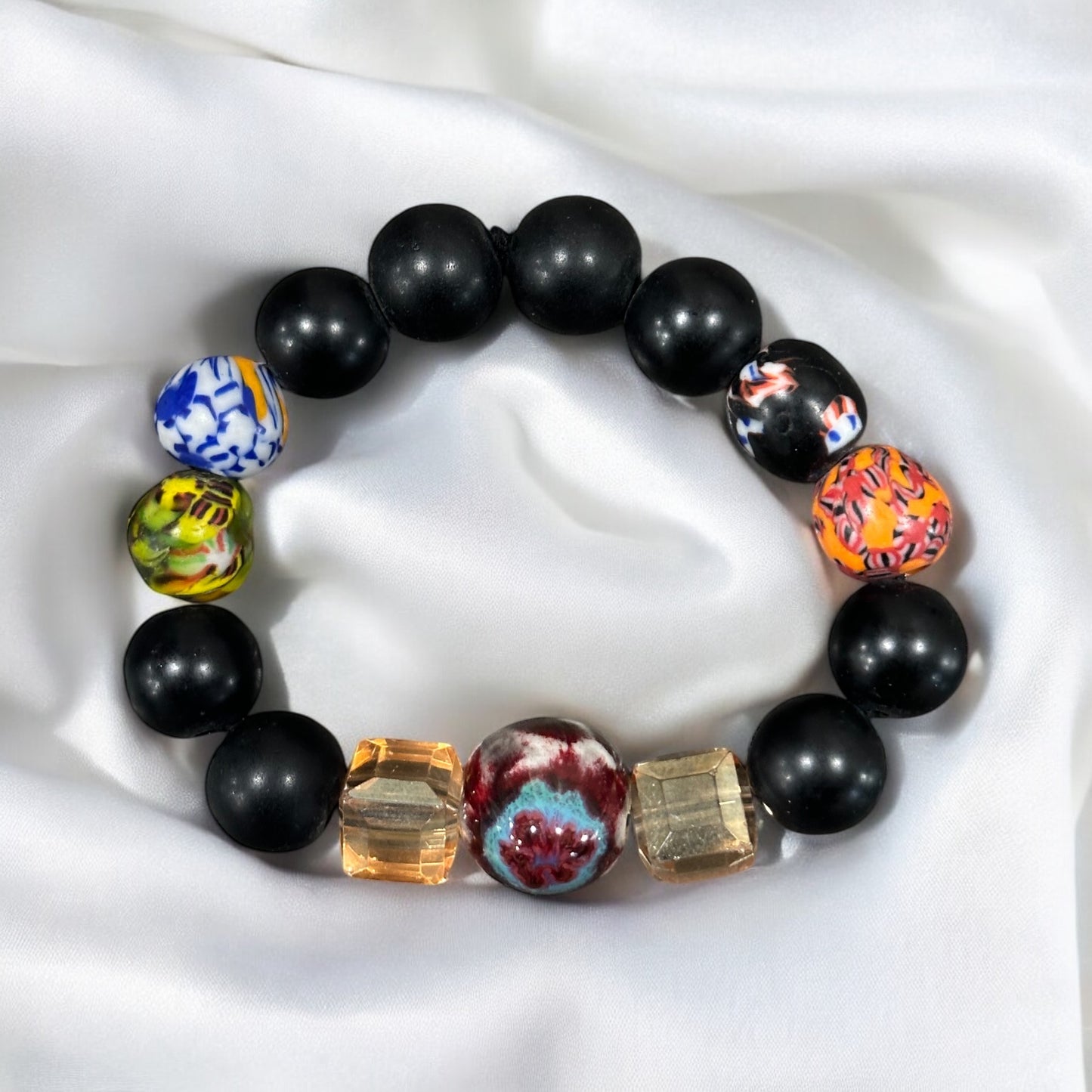 unisex African beaded bracelet | multi-color bracelet | handmade bracelet