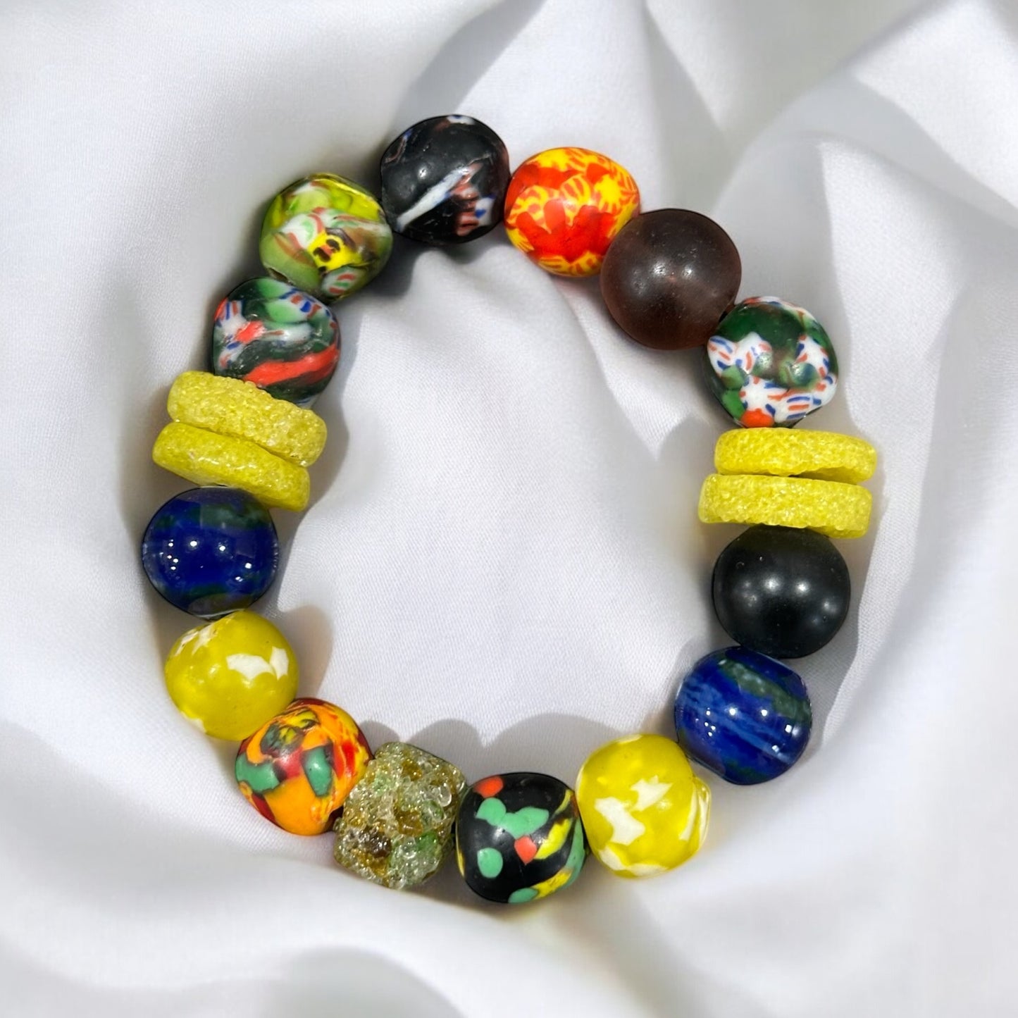 unisex African beaded bracelet | multi-color bracelet | handmade bracelet