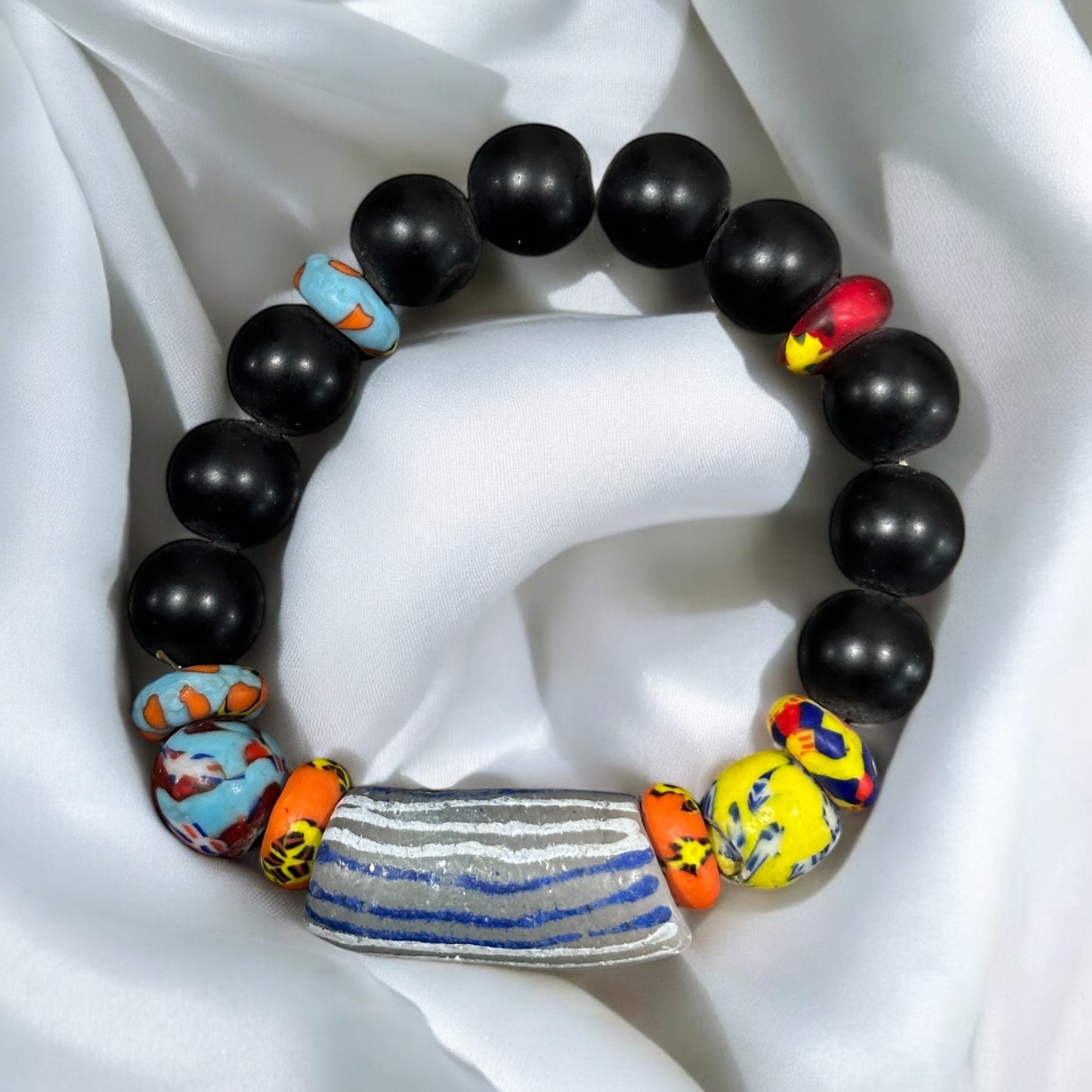 unisex African beaded bracelet | multi-color bracelet | handmade bracelet