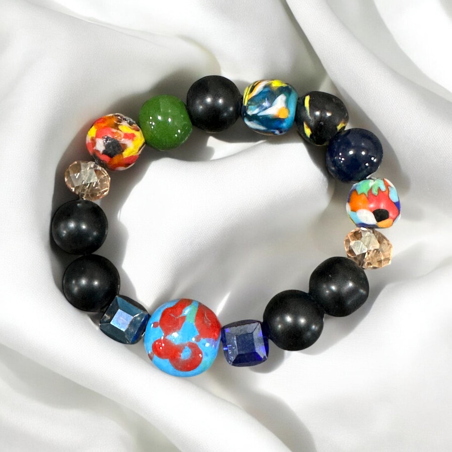 unisex African beaded bracelet | multi-color bracelet | handmade bracelet