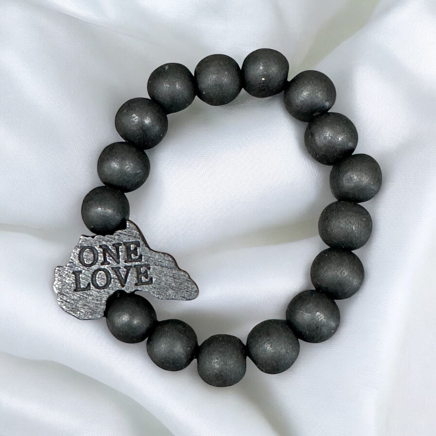 unisex African wood bracelet | name bracelet | encouraging word bracelet