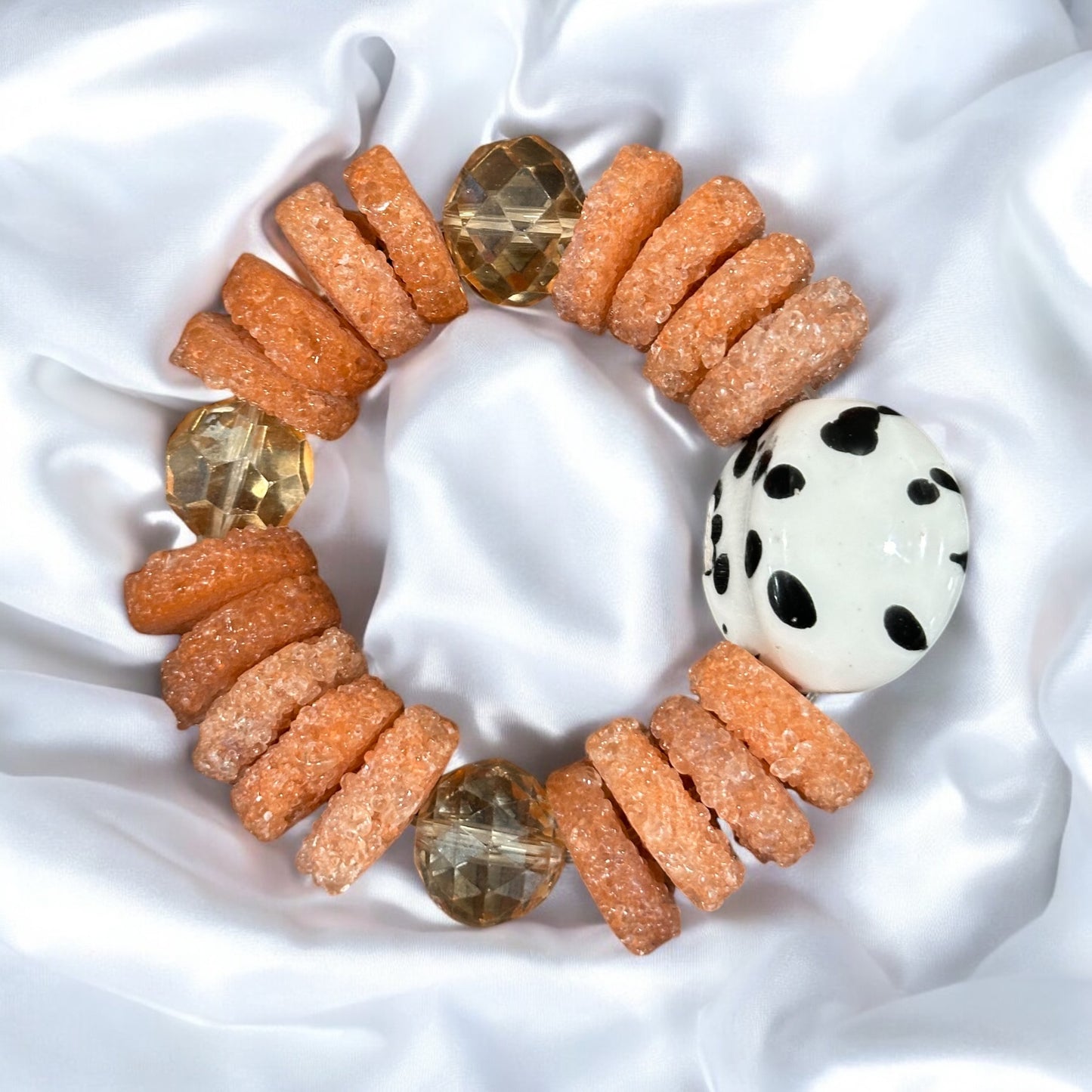 unisex African glass bracelet | multi-color bracelet | handmade bracelet