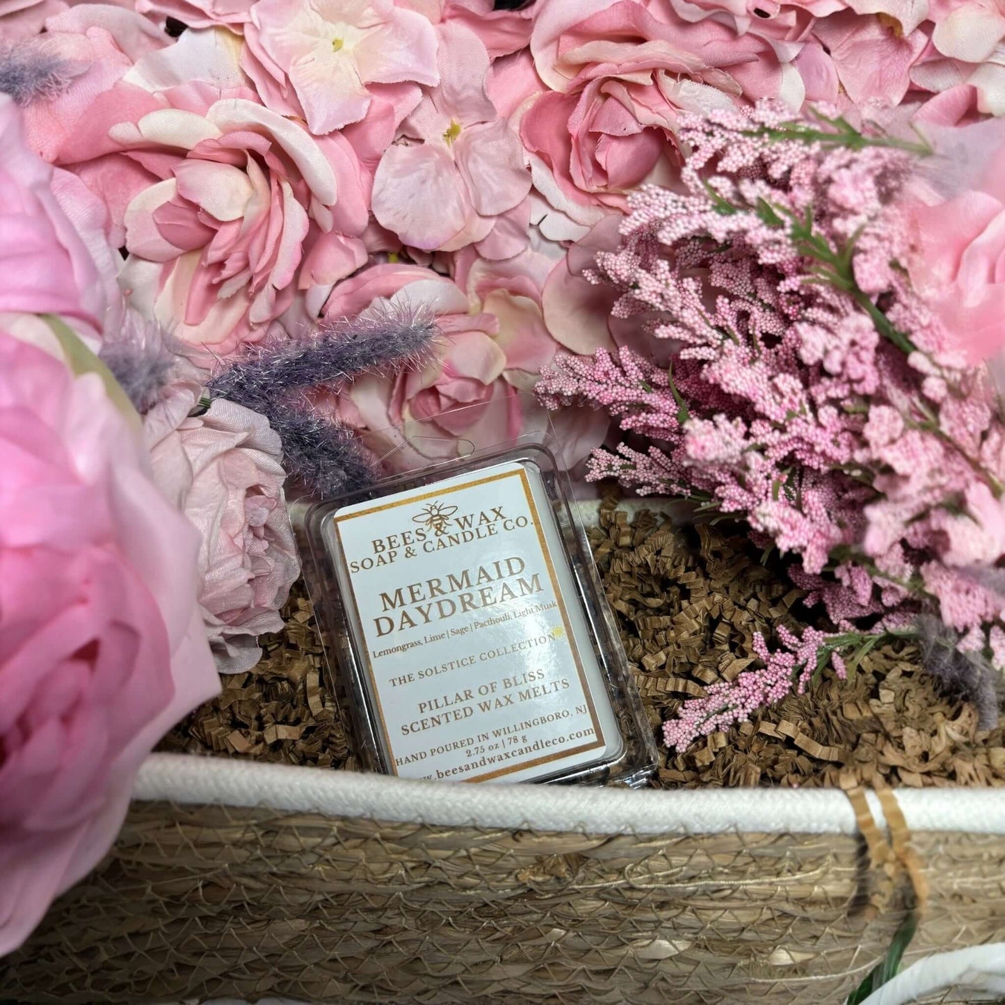 mermaid daydream | 2.75 oz. wax melt | lemongrass, sage & patchouli