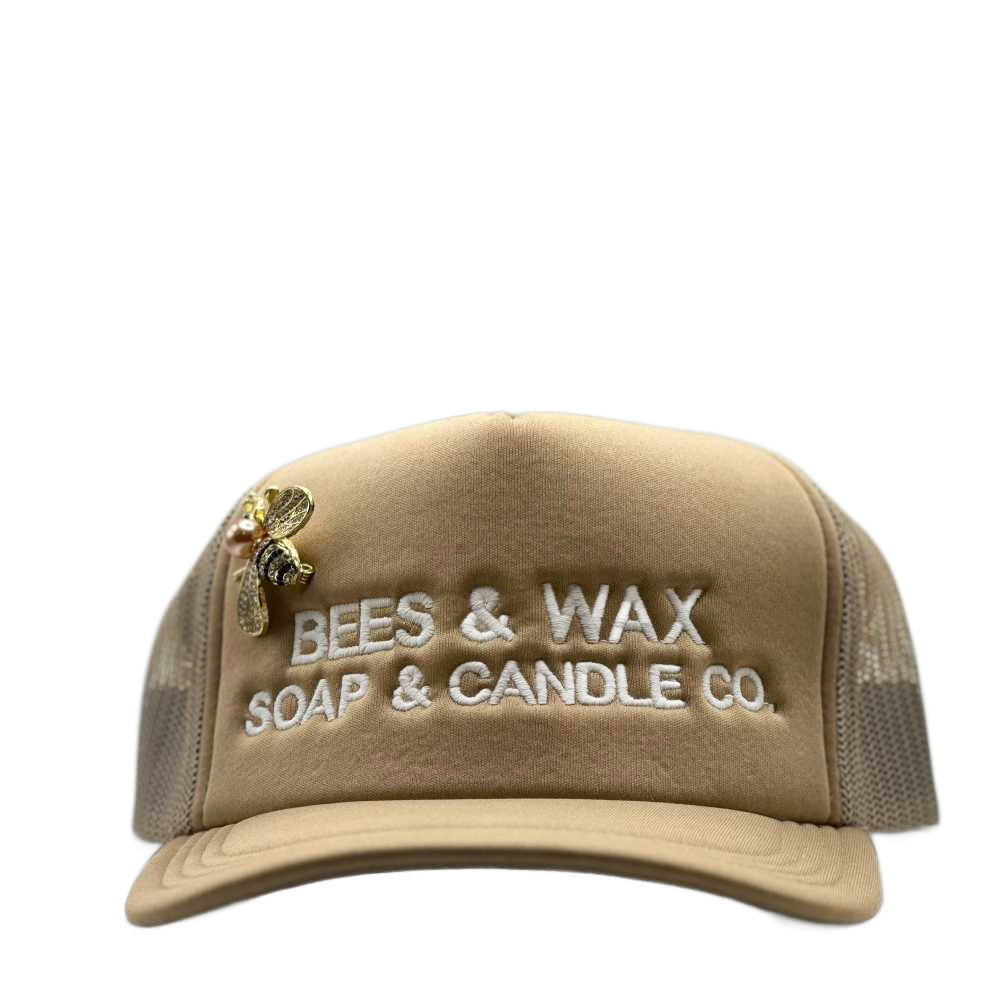 Bees & Wax logo hat