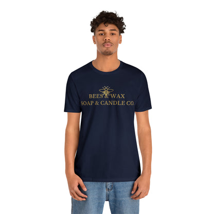 bees & wax logo-short sleeve tee