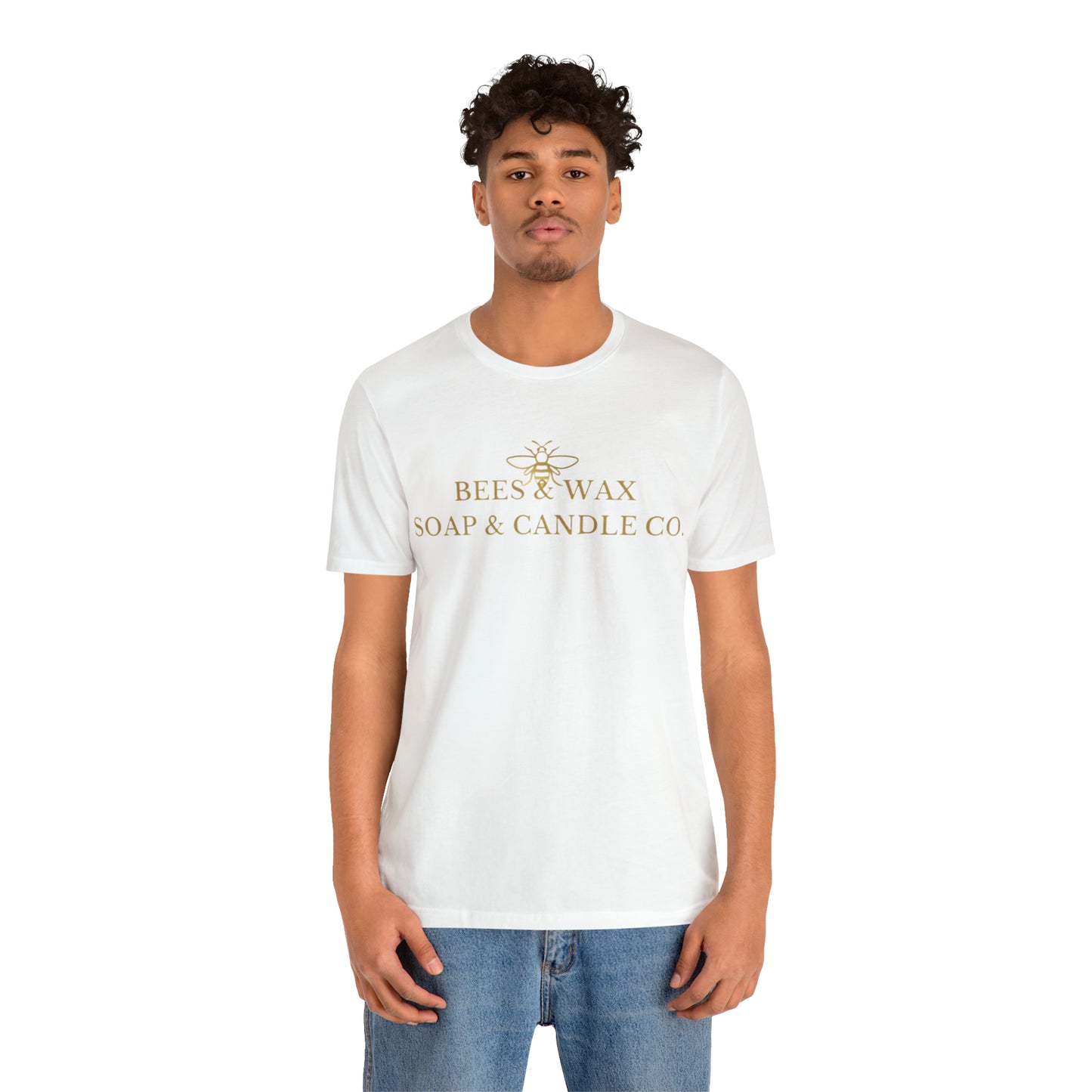 bees & wax logo-short sleeve tee