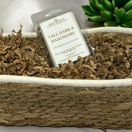 tall dark & handsome | 2.75 oz. wax melt | Japanese grapefruit, bergamot, jasmine & natural patchouli