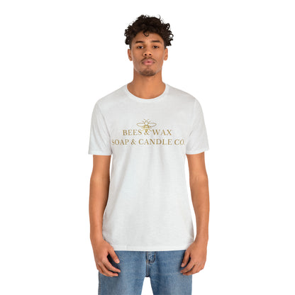 bees & wax logo-short sleeve tee