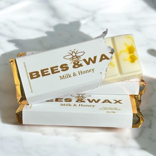 milk & honey | chocolate bar wax melts | french vanilla, soy milk and nutty almond