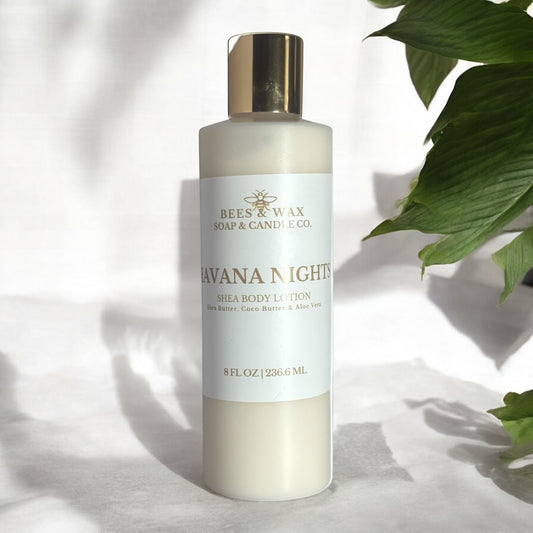 Havana nights | shea body lotion | creamy vanilla & mahogany woods