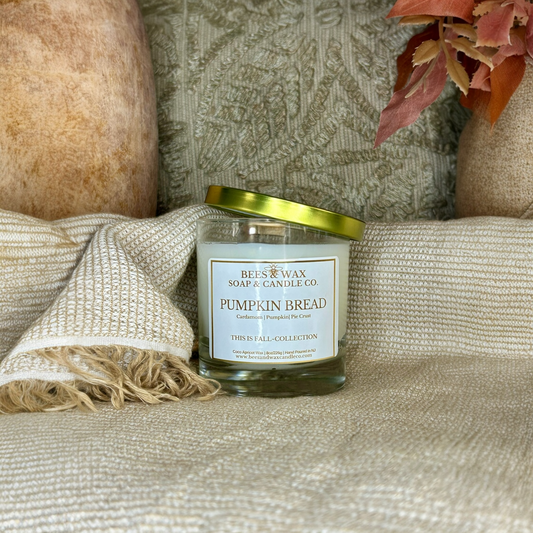 pumpkin bread | 8 oz wooden wick | cardamom, pumpkin & pie crust