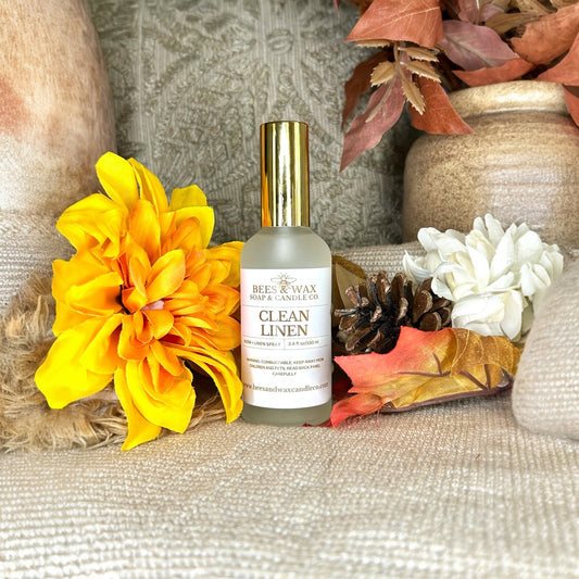 clean linen room + linen spray