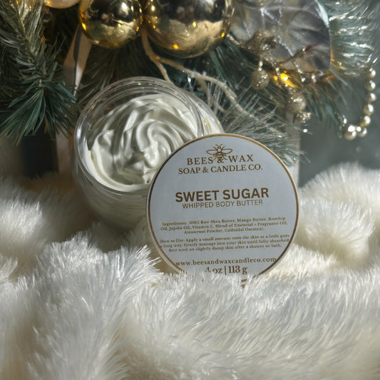 sweet sugar whipped body butter