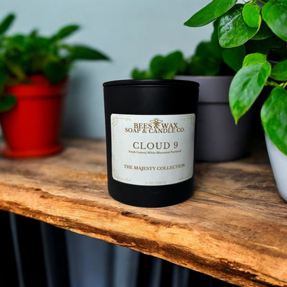 Cloud 9 | 9 oz wooden wick | fresh cotton, white blossoms, cashmere & patchouli