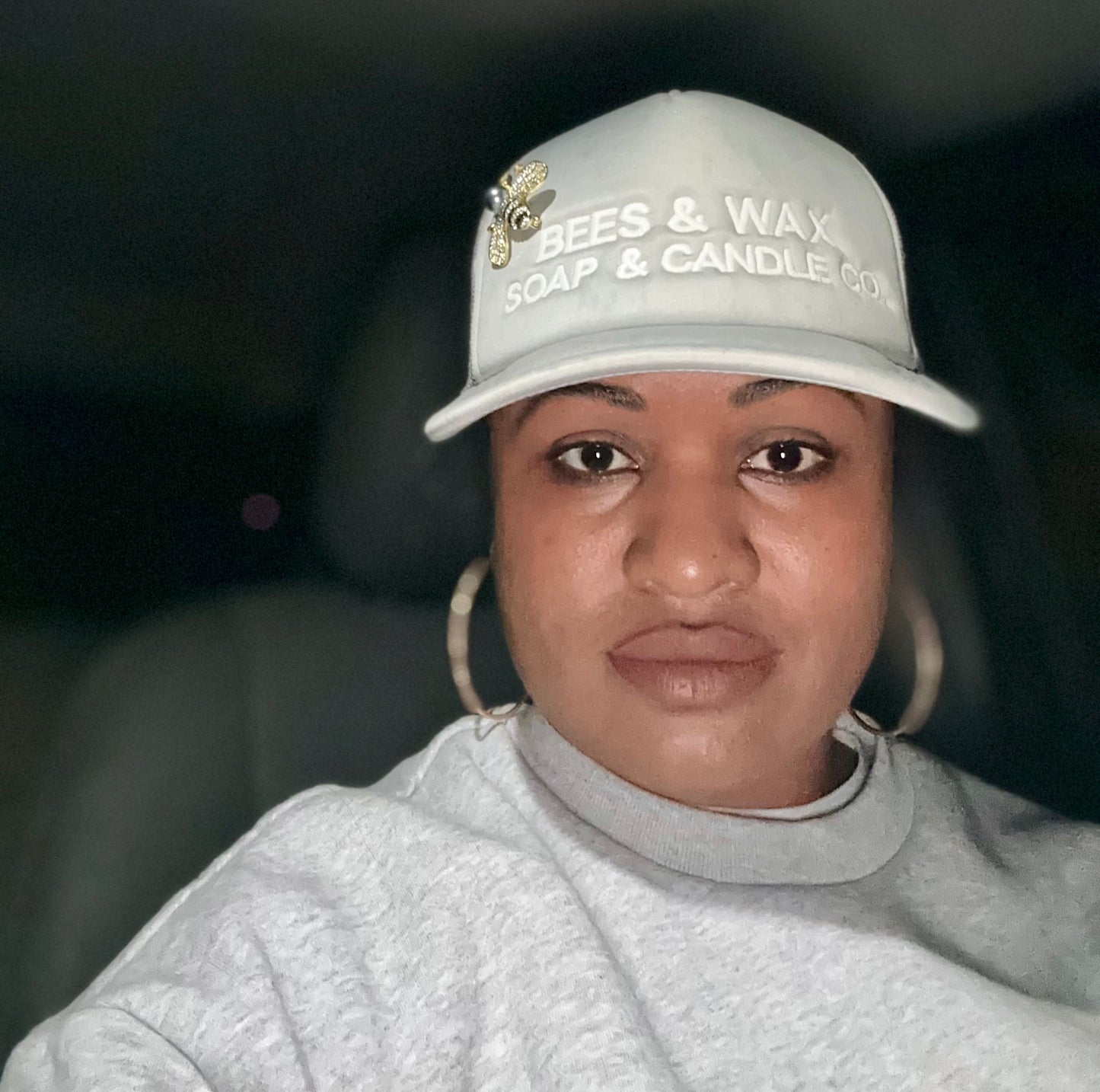 Bees & Wax logo hat