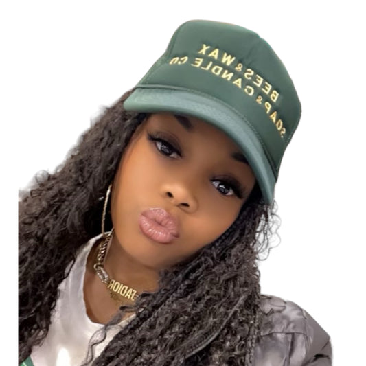 Bees & Wax logo hat
