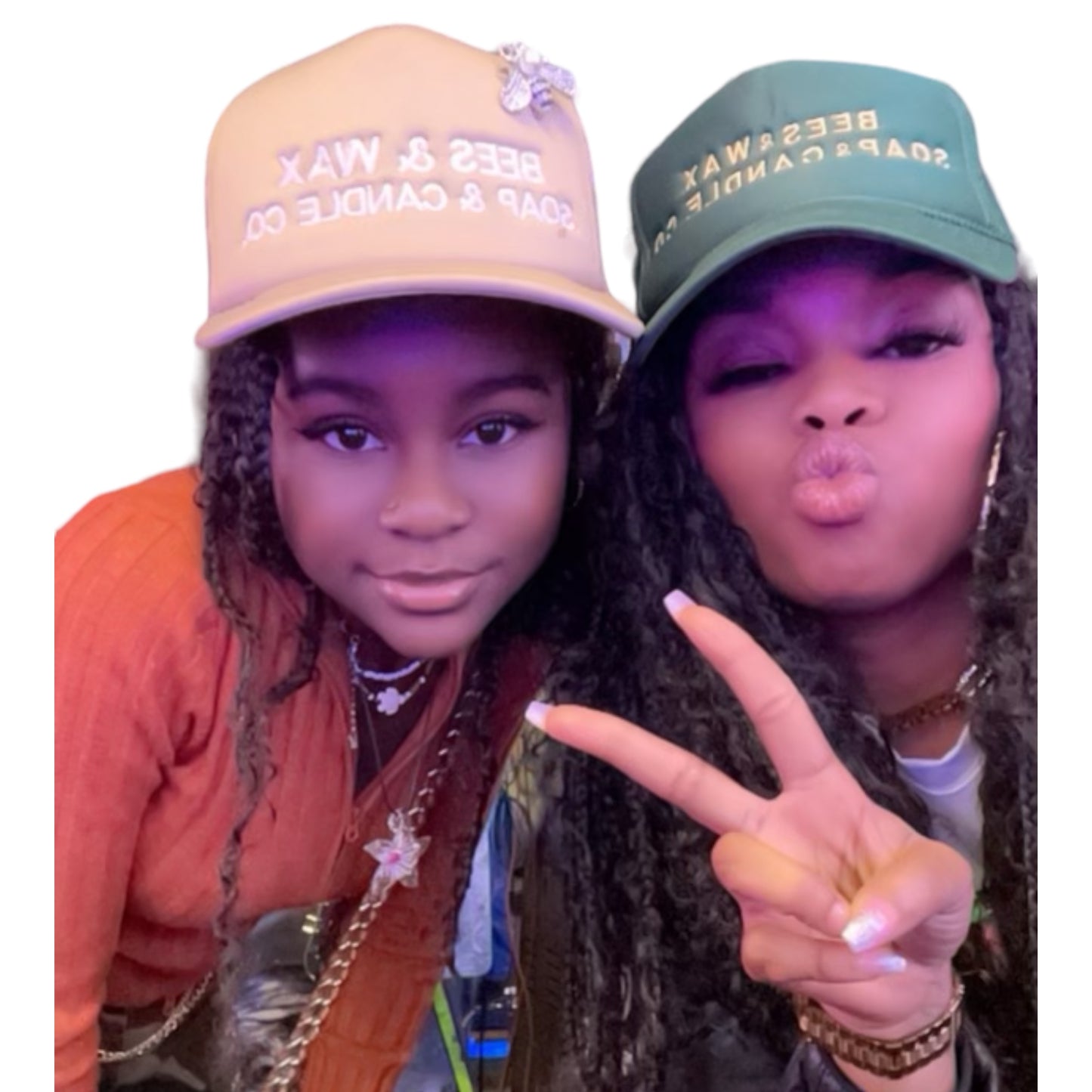 Bees & Wax logo hat