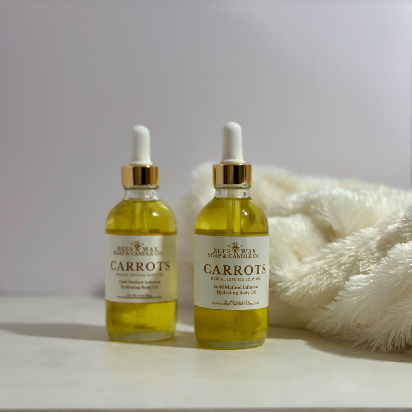 carrots herbal infused hydrating body oil