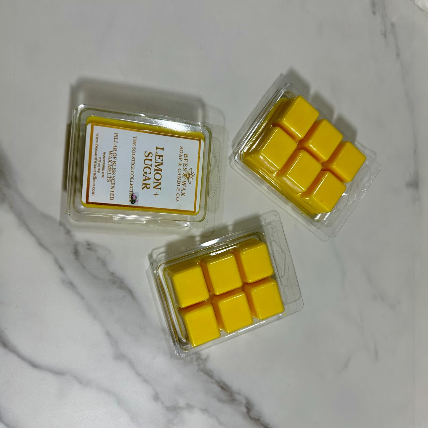 lemon & sugar wax melt