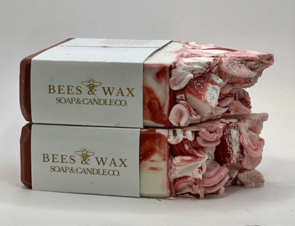 Peppermint Candy-Hemp Frosted Soap